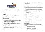 Preview for 12 page of MOBIRAMP ALU Series TYPE MRL User Manual