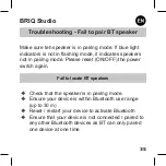 Предварительный просмотр 40 страницы Mobiset Sound2Go BRIQ Studio User Manual