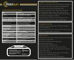 Preview for 2 page of MOBISUN FLASH-POWER 1.0 User Manual