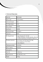 Preview for 6 page of MOBISUN MPSG1800 User Manual