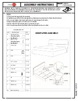 Mobital LUNAR STORAGE BED Assembly Instructions предпросмотр