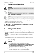 Предварительный просмотр 12 страницы Mobitronic 9600005318 Operating Manual