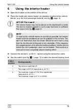 Предварительный просмотр 15 страницы Mobitronic 9600005318 Operating Manual