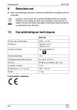 Предварительный просмотр 24 страницы Mobitronic 9600005318 Operating Manual