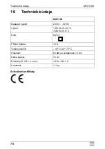 Предварительный просмотр 76 страницы Mobitronic 9600005318 Operating Manual