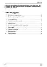 Предварительный просмотр 84 страницы Mobitronic 9600005318 Operating Manual