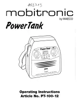 Mobitronic PowerTank Operating Instructions Manual предпросмотр