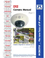 Предварительный просмотр 128 страницы Mobotix D12 Manuals