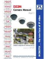 Предварительный просмотр 1 страницы Mobotix D22M with Vandalism Set Manual