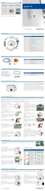 Preview for 1 page of Mobotix i26 Indoor 180 Quick Install