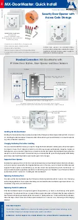 Предварительный просмотр 1 страницы Mobotix MX-Door2-INT-ON-PW Quick Install