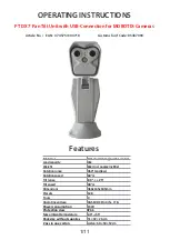 Mobotix PT DX7 Operating Instructions Manual предпросмотр