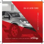 Mobridge DA-G2 A2B FORD Manual предпросмотр