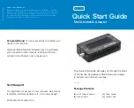 MoCA ECB7250 Quick Start Manual предпросмотр