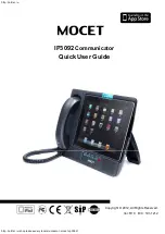 Mocet Communicator IP3092 Quick User Manual preview