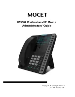 Предварительный просмотр 1 страницы Mocet IP3062 Administrator'S Manual