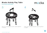 Предварительный просмотр 3 страницы Mocka Activity Play Table Assembly Instructions