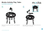 Предварительный просмотр 4 страницы Mocka Activity Play Table Assembly Instructions