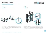 Preview for 2 page of Mocka Activity Table Assembly Instructions Manual