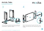 Preview for 3 page of Mocka Activity Table Assembly Instructions Manual