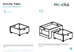 Preview for 6 page of Mocka Activity Table Assembly Instructions Manual