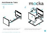 Предварительный просмотр 3 страницы Mocka Addi Bedside Table Assembly Instructions Manual