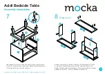 Предварительный просмотр 5 страницы Mocka Addi Bedside Table Assembly Instructions Manual