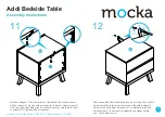 Предварительный просмотр 7 страницы Mocka Addi Bedside Table Assembly Instructions Manual