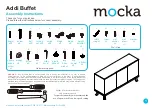 Preview for 1 page of Mocka Addi Buffet Assembly Instructions Manual