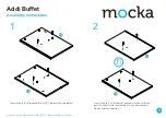 Preview for 2 page of Mocka Addi Buffet Assembly Instructions Manual