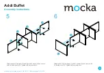 Preview for 4 page of Mocka Addi Buffet Assembly Instructions Manual