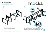 Preview for 5 page of Mocka Addi Buffet Assembly Instructions Manual