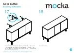 Preview for 10 page of Mocka Addi Buffet Assembly Instructions Manual