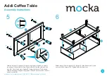 Предварительный просмотр 4 страницы Mocka Addi Coffee Table Assembly Instructions Manual