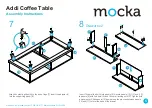 Предварительный просмотр 5 страницы Mocka Addi Coffee Table Assembly Instructions Manual