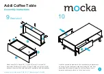 Предварительный просмотр 6 страницы Mocka Addi Coffee Table Assembly Instructions Manual