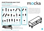 Mocka Addi Entertainment Unit Assembly Instructions Manual предпросмотр