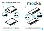 Предварительный просмотр 2 страницы Mocka Addi Entertainment Unit Assembly Instructions Manual