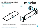 Предварительный просмотр 3 страницы Mocka Addi Entertainment Unit Assembly Instructions Manual