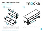 Предварительный просмотр 9 страницы Mocka Addi Entertainment Unit Assembly Instructions Manual