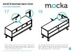 Предварительный просмотр 10 страницы Mocka Addi Entertainment Unit Assembly Instructions Manual