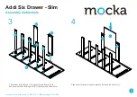 Предварительный просмотр 3 страницы Mocka Addi Six Drawer Slim Assembly Instructions Manual