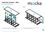 Предварительный просмотр 4 страницы Mocka Addi Six Drawer Slim Assembly Instructions Manual