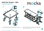 Предварительный просмотр 5 страницы Mocka Addi Six Drawer Slim Assembly Instructions Manual