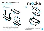 Предварительный просмотр 7 страницы Mocka Addi Six Drawer Slim Assembly Instructions Manual