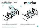 Предварительный просмотр 5 страницы Mocka Addi Six Drawer - Wide Assembly Instructions Manual