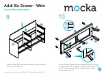 Предварительный просмотр 6 страницы Mocka Addi Six Drawer - Wide Assembly Instructions Manual