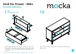 Предварительный просмотр 10 страницы Mocka Addi Six Drawer - Wide Assembly Instructions Manual