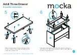 Предварительный просмотр 4 страницы Mocka Addi Three Drawer Assembly Instructions Manual