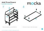 Предварительный просмотр 5 страницы Mocka Addi Three Drawer Assembly Instructions Manual